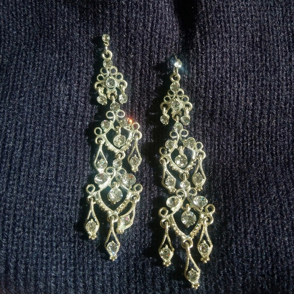Vintage dangle earrings - Picture 1 of 6